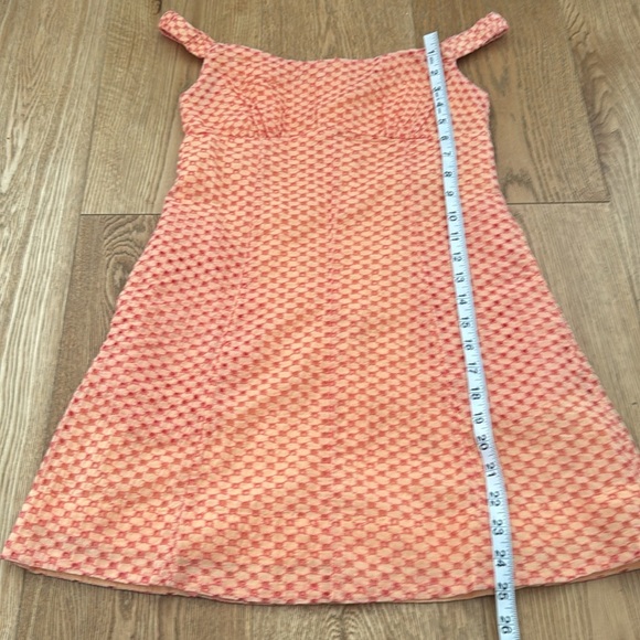 NWT FreePeople Berry Kiss Embroidered Off-theShoulder Mini Dress Peach comboXS - Picture 14 of 15